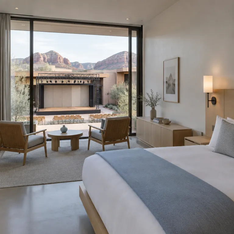 How goldenstein stage at Mary D. Fisher Theatre elevates a Sedona hotel stay